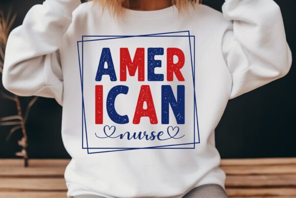 American Nurse 4th of July SVG PNG