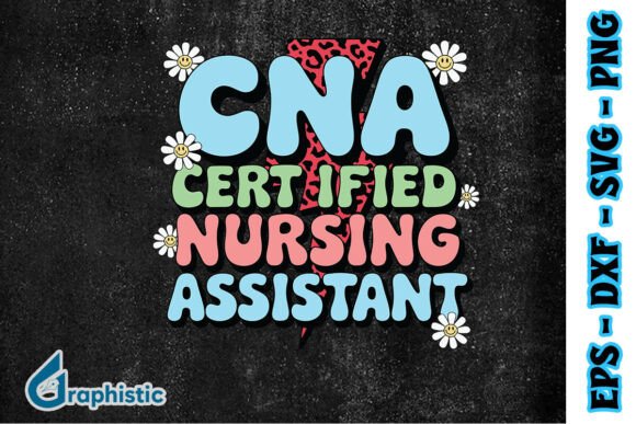 CNA Nurse Easter Floral SVG