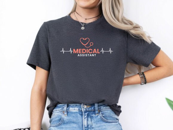 Medical Assistant Sublimation Tshirt SVG