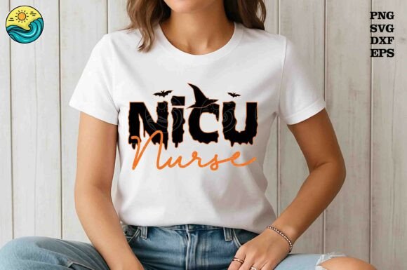 NICU Nurse Halloween PNG SVG