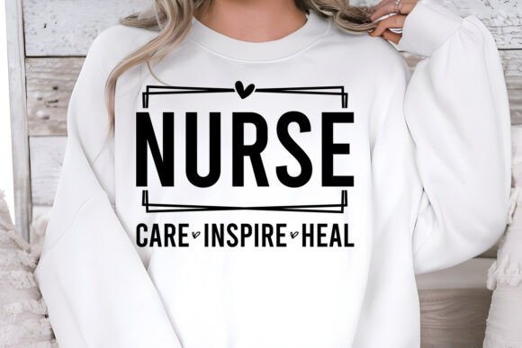 Nurse Care Inspire SVG PNG