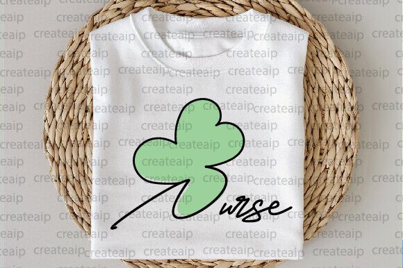Nurse St Patrick’s Day SVG Shamrock PNG