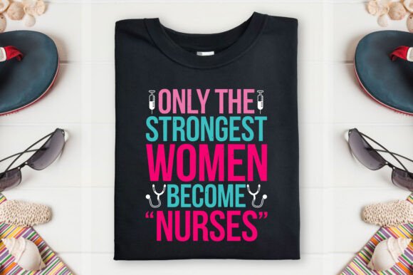 Nurse Strong Women Embroidery Design