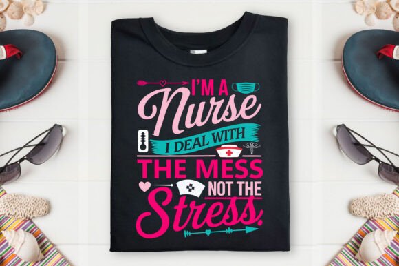 Nurse T-Shirt Design: Nursing Mess EPS