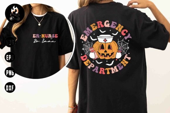 Personalized ER Nurse Emergency Dept SVG